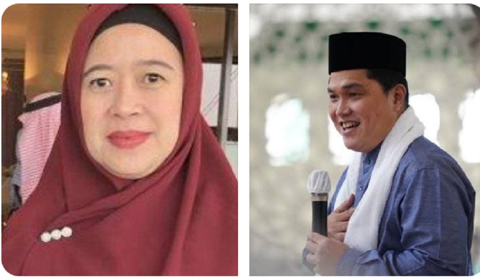 Ini Reaksi Netizen Saat Ada yang Tampil Beda, Puan Maharani Pakai Jilbab, dan Erick Thohir Kenakan Peci