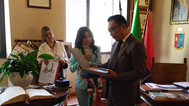 Dari Assisi, Pesan Ridwan Kamil untuk Dunia Lebih Baik dan Perdamaian Ukraina-Rusia