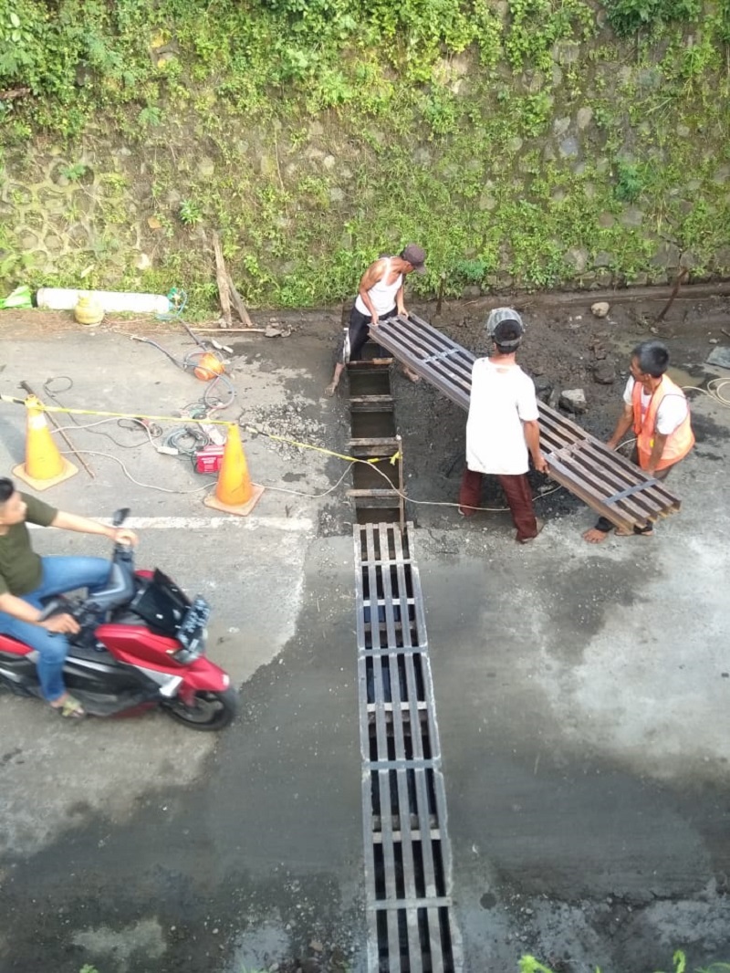 Drainase Underpass Karangsalam Direnovasi