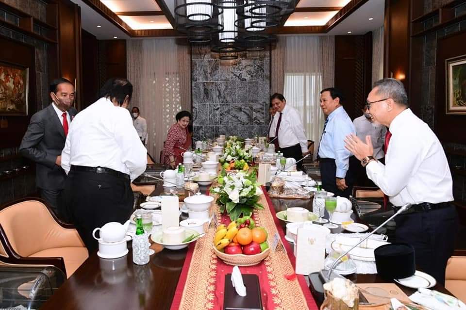 Airlangga: Jamuan Jokowi ke Ketum Parpol untuk Jaga Stabilitas Politik