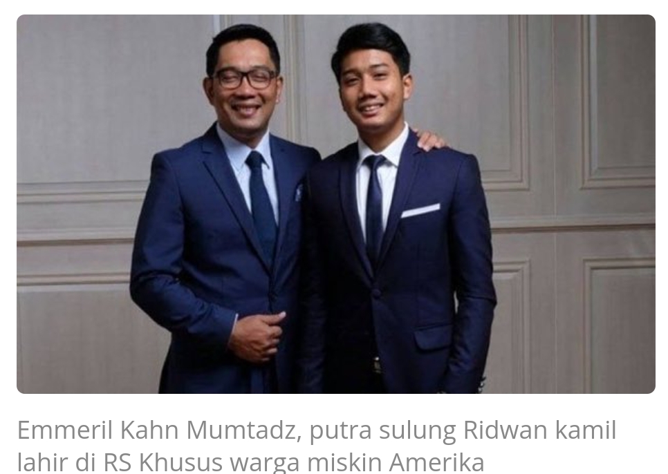 Terkenang Kebaikannya, Ridwan Kamil Unggah Video Eril: Kami Muda, Siap Aksi
