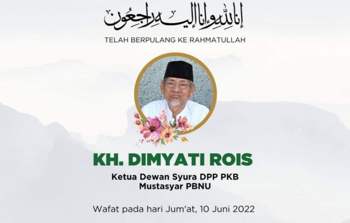 KH Dimyati Rois Meninggal Dunia, Kabar Duka di PKB yang Merupakan Ketua Dewan Syura