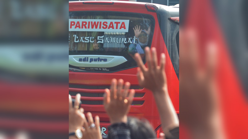 Jamaah Haji Banyumas Penuh Semangat ke Tanah Suci