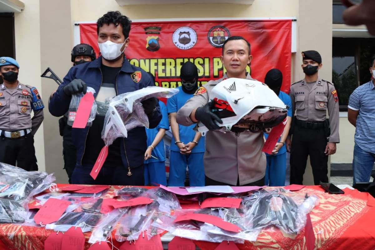 Sindikat Pelaku Curanmor Dibekuk di Banjarnegara, Ketahuan Gegara Jual Pretelan Via Medsos