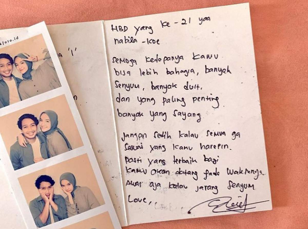 Bikin Haru Banget! Tulisan Tangan Eril, Anak Ridwan Kamil ke Kekasihnya, Ini Sebuah Firasat?