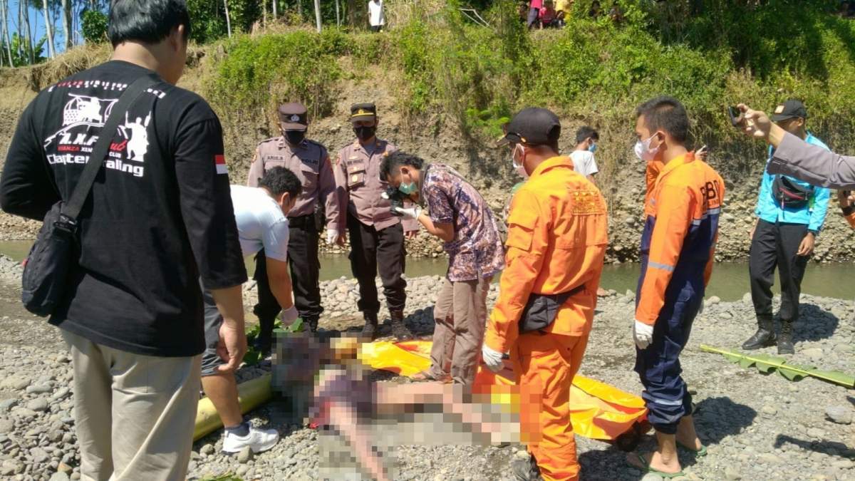 Penambang Batu Tenggelam di Sungai Klawing Purbalingga