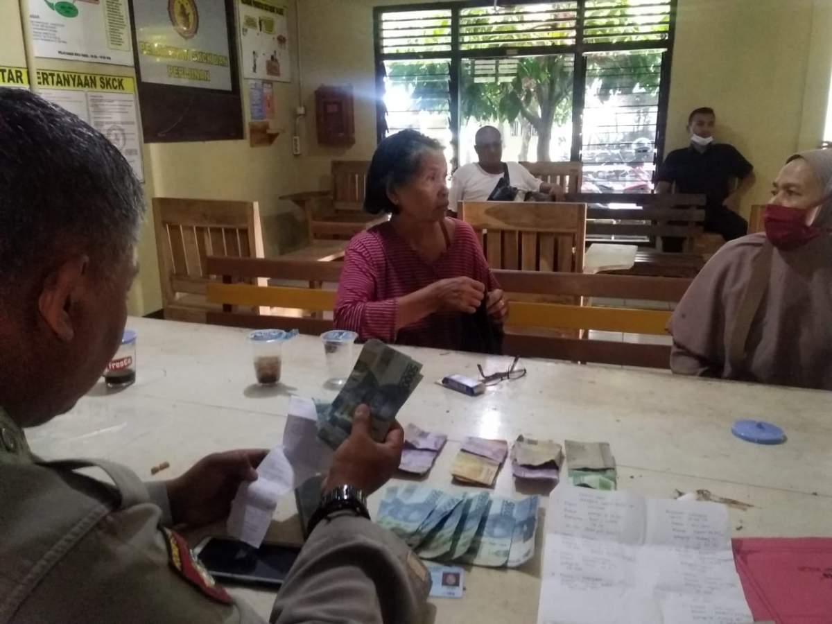 Saat Ketahuan, Terduga Pelaku Buang Uang Palsu