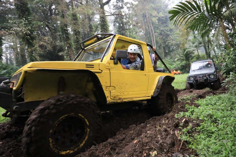 Offroad di Lereng Gunung Slamet, Ganjar: Sensasinya Luar Biasa