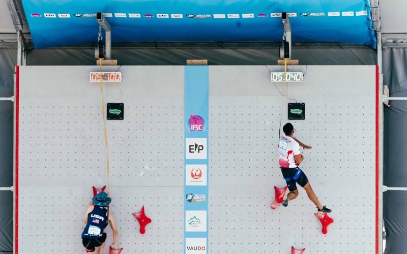 Kiromal Katibin Catatkan Rekor di Kejuaraan Panjat Tebing Dunia