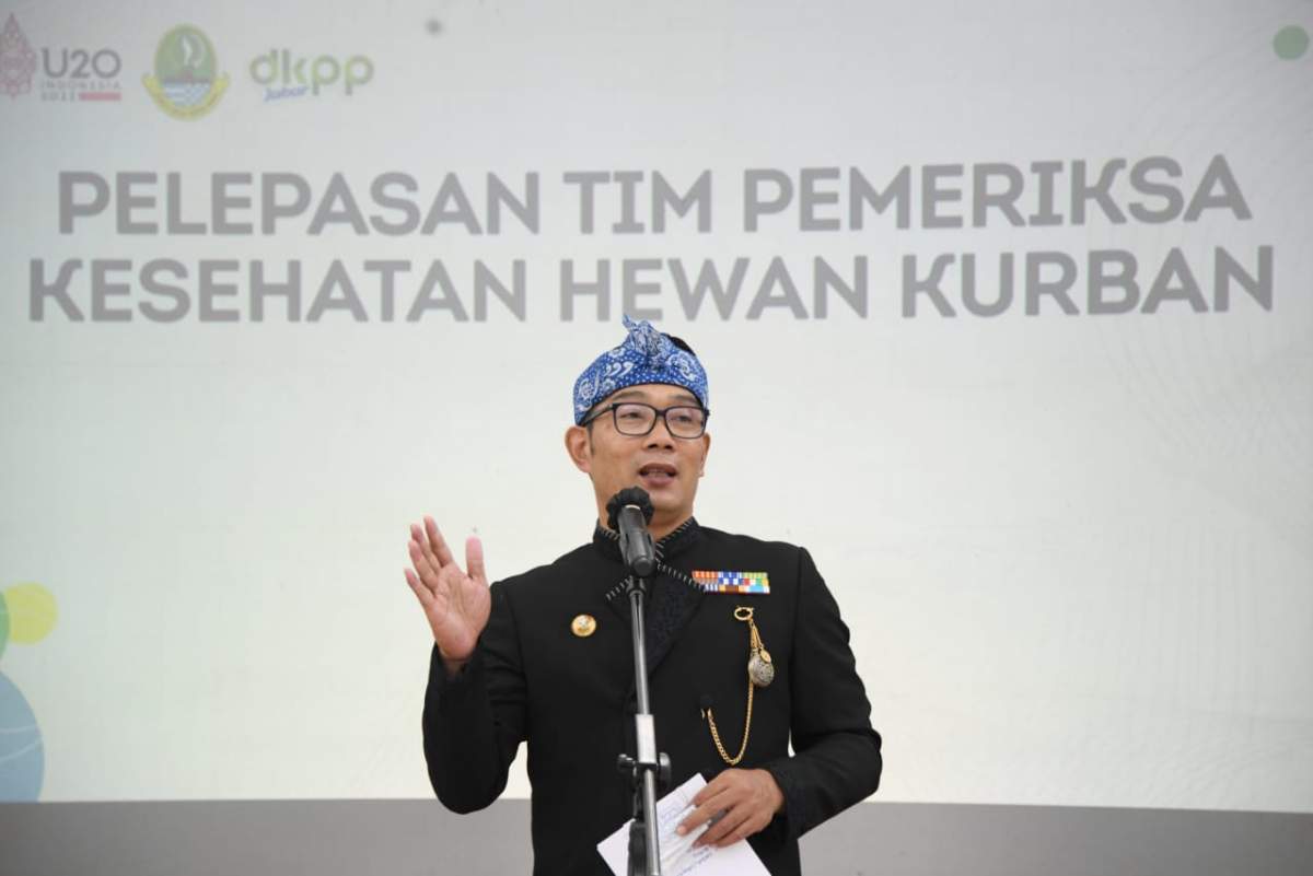 Ridwan Kamil Lepas 1.784 Pemeriksa Kesehatan Hewan Kurban