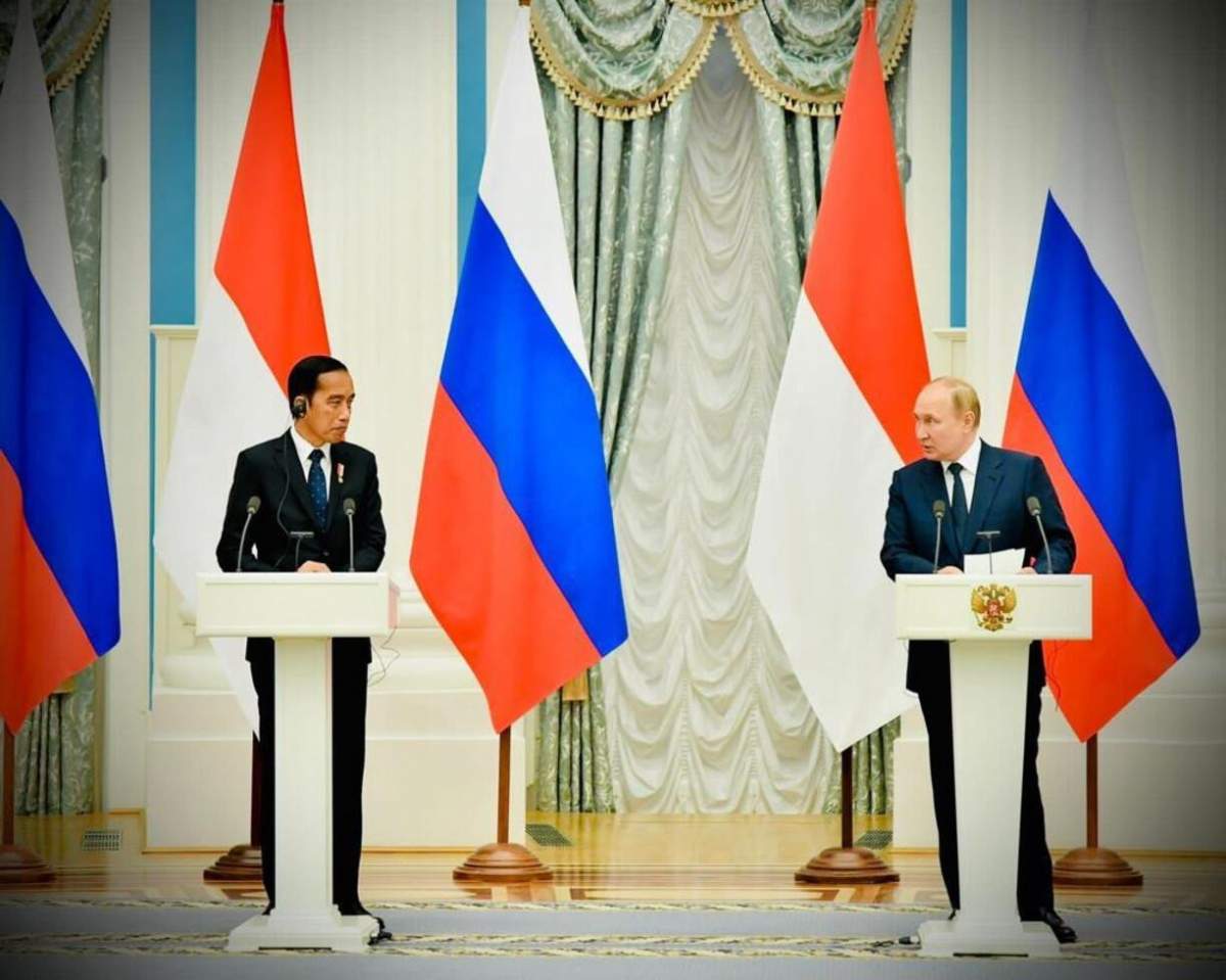 Jokowi dan Putin Gelar Pertemuan Tertutup, Ini Keterangan Persnya di Satu Panggung