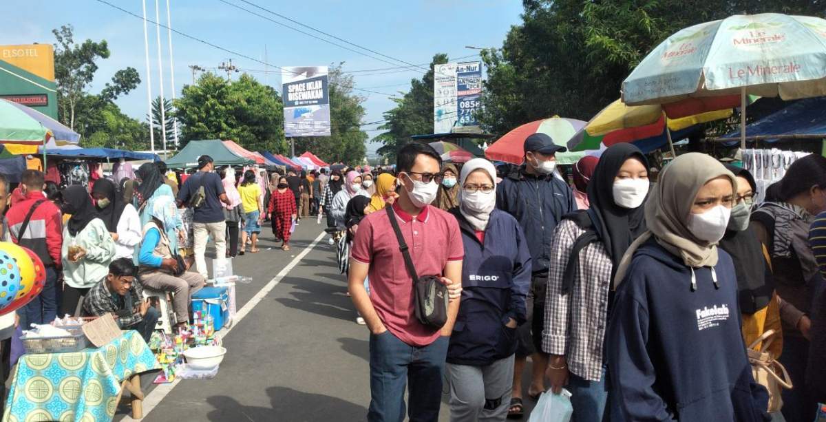 Kabar Baik, Pasar Minggon atau Sunmor di GOR Purwokerto Dibuka Dua Sisi