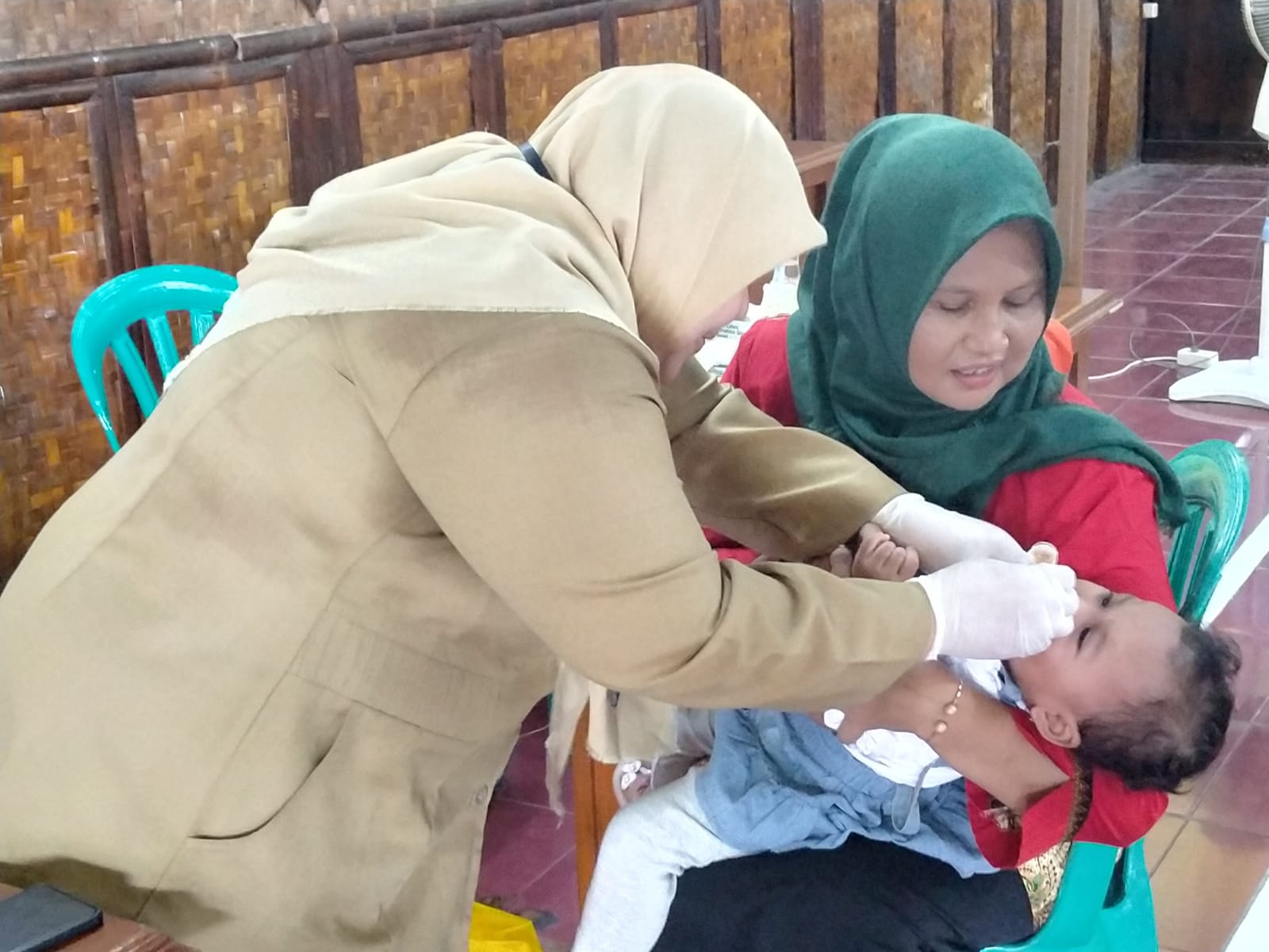 Jumlah Sasaran Imunisasi Polio Putaran Kedua di Ajibarang Kulon Sama