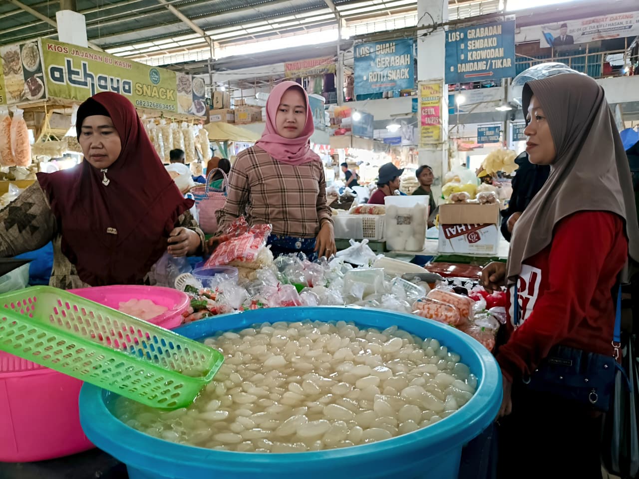 Pedagang Pasar Tumenggungan 