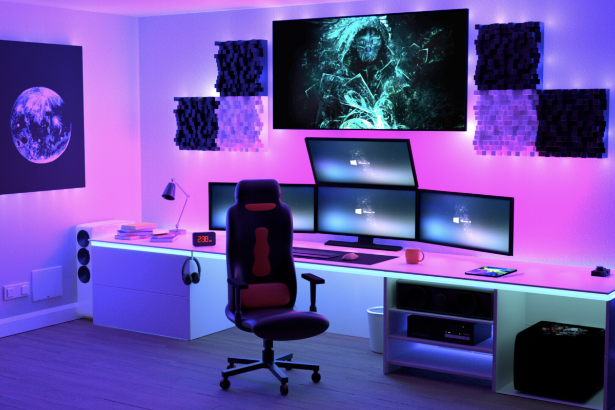 5 Inspirasi Desain Kamar Gaming yang Futuristik dan Estetik 