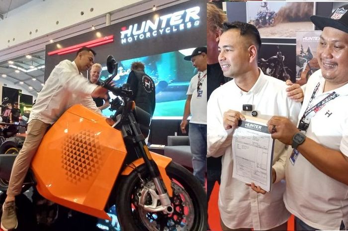 Motor Listrik Hunter Davinci Mencuri Perhatian Raffi Ahmad di IMOS 2024, Harganya Bikin Melongo