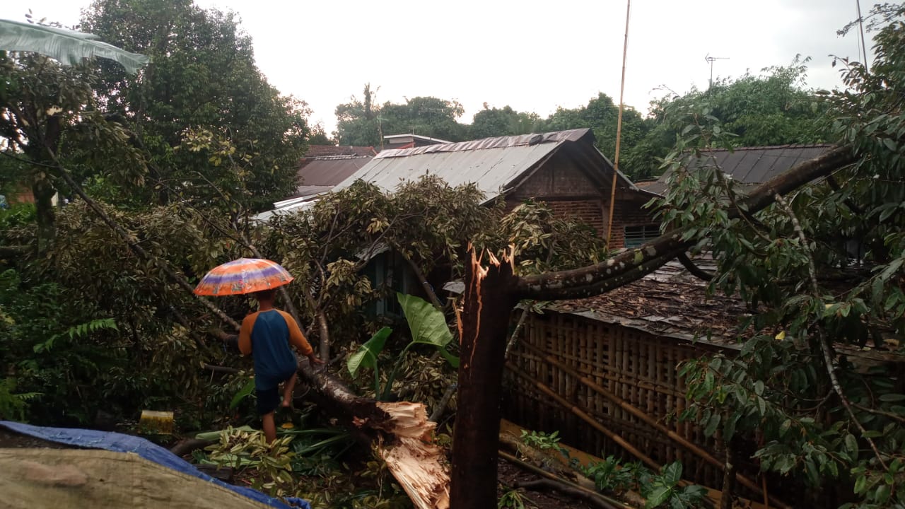 Puting Beliung di Desa Karangnangka, 13 Rumah Rusak