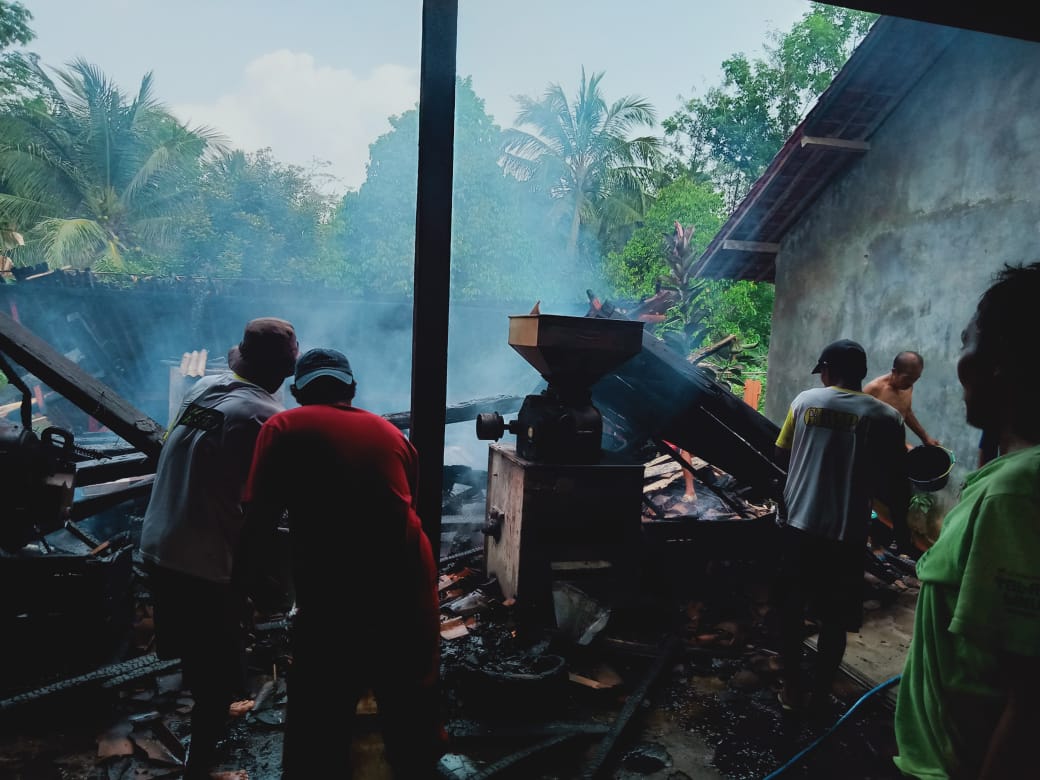 Gudang Penggilingan Padi di Sidareja, Cilacap Terbakar, Kerugian Capai Rp 50 Juta 