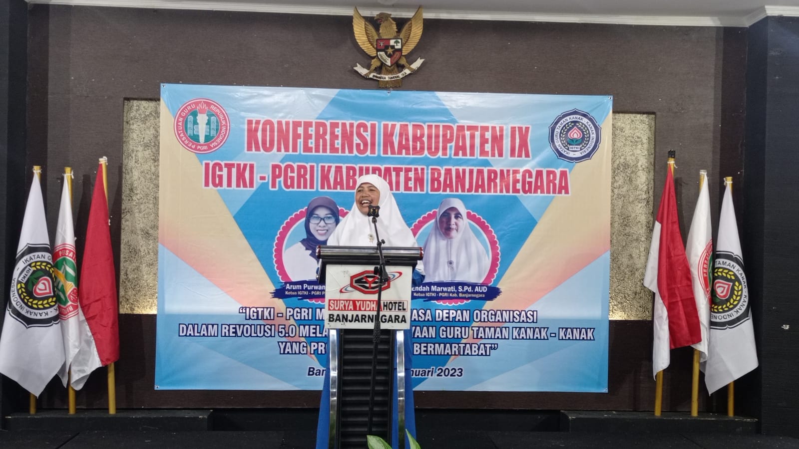 Endah Mawarti Kembali Pimpin IGTKI-PGRI Kabupaten Banjarnegara