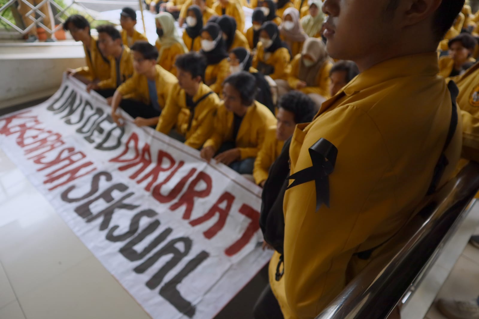 Ratusan Mahasiswa Unsoed Duduki Kantor Rektor, Buntut Kasus Dugaan Kekerasan Seksual 