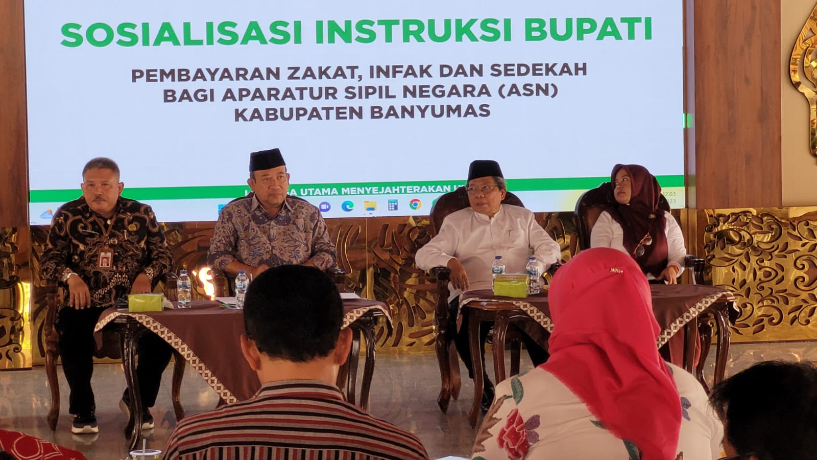 Bupati Banyumas Minta Kepala OPD Mengoptimalkan Kewajiban Membayar Zakat  