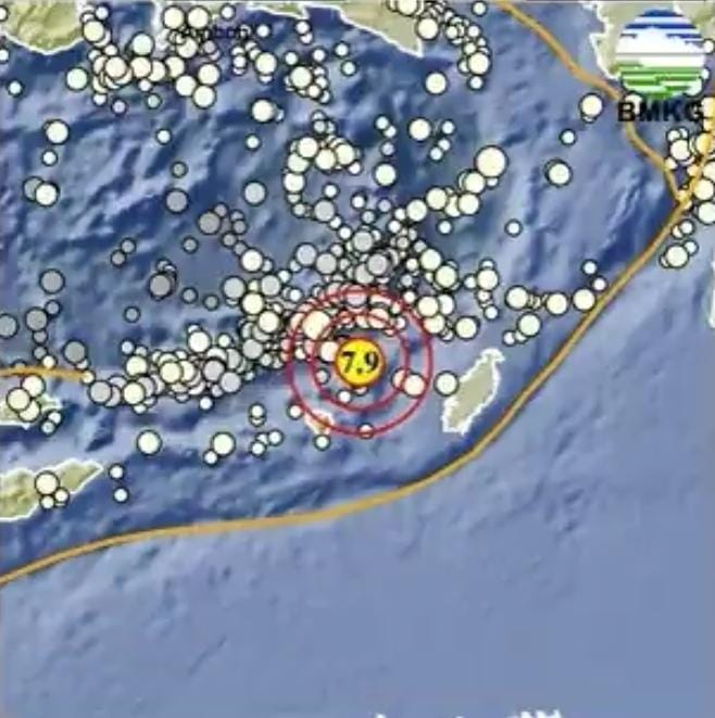 Gempa Magnitudo 7,9 Mengguncang Maluku, BMKG Sempat Nyatakan Berpotensi Tsunami