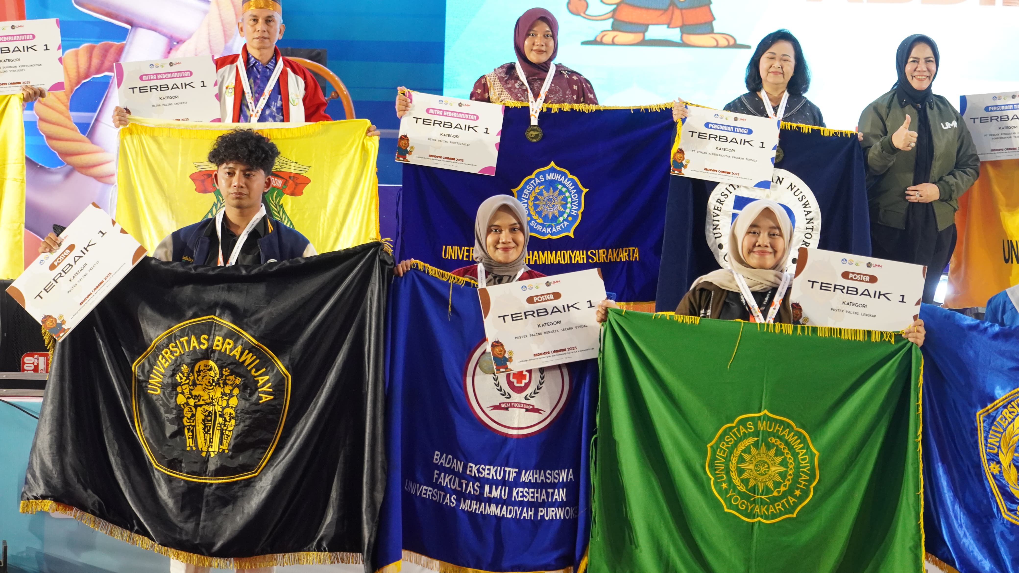 BEM FIKES UMP Raih Juara 1 Kategori Poster Paling  Menarik dalam Anugerah Abdidaya Ormawa 2025