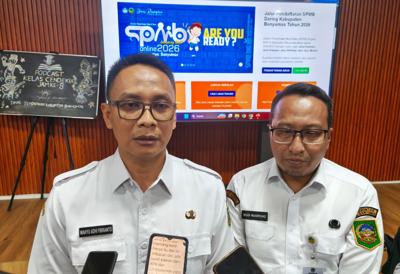 SPMB Banyumas Tambah Server, Pembuatan Akun dan Pendaftaran Dipisah
