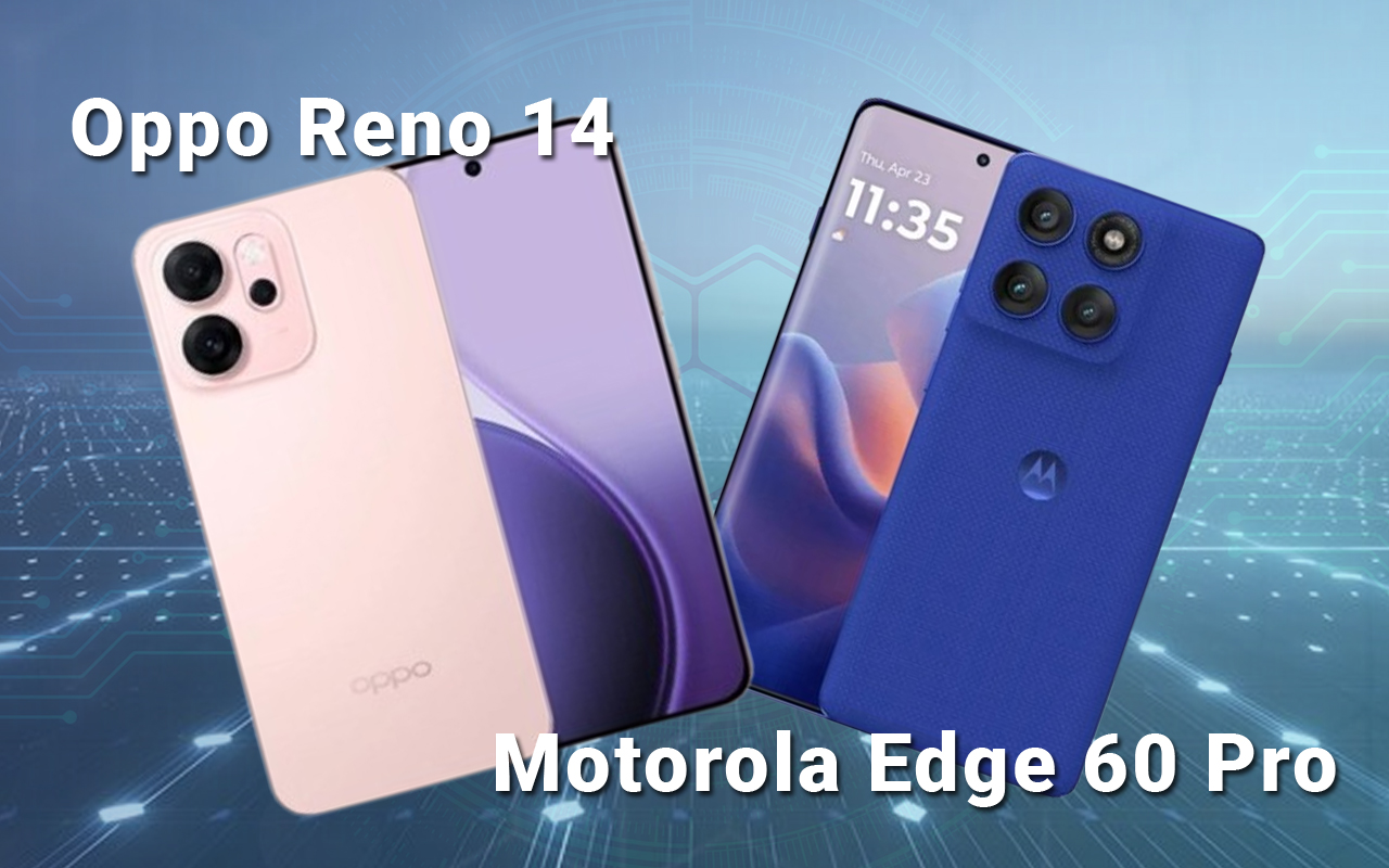 Beda Tipis, Tapi Penting! Ini Komparasi Lengkap Motorola Edge 60 Pro dan Oppo Reno 14