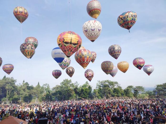  Java Ballon Attractions di Wonosobo Tampilkan 4 Formasi, Bisa Jadi Destinasi Wisata Unggulan