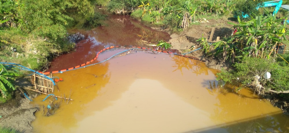 Pertamina Upayakan Penanganan Rembesan BBM di Sungai Jambu Cilacap