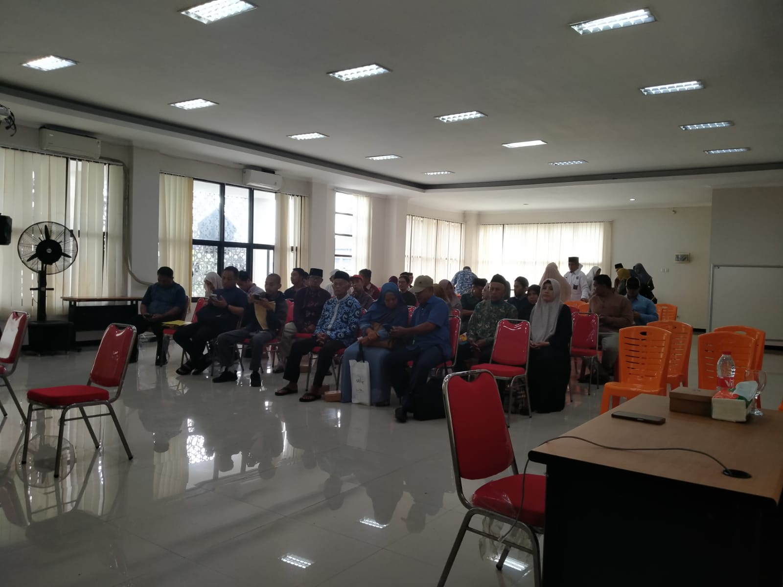 70 Calon Haji Proses Biometrik Pelimpahan Porsi