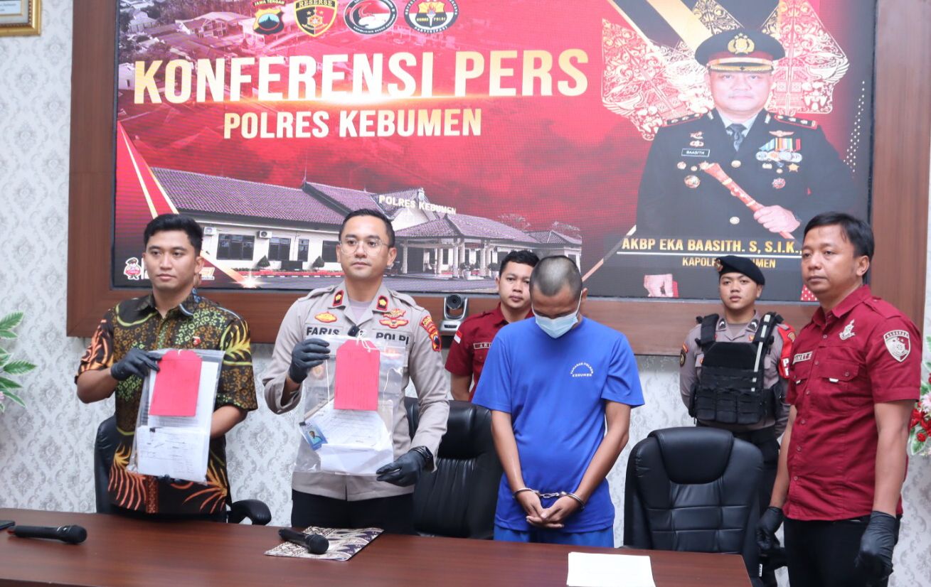 Diduga Gelapkan Uang Perusahaan, Sales Ditahan Polres Kebumen