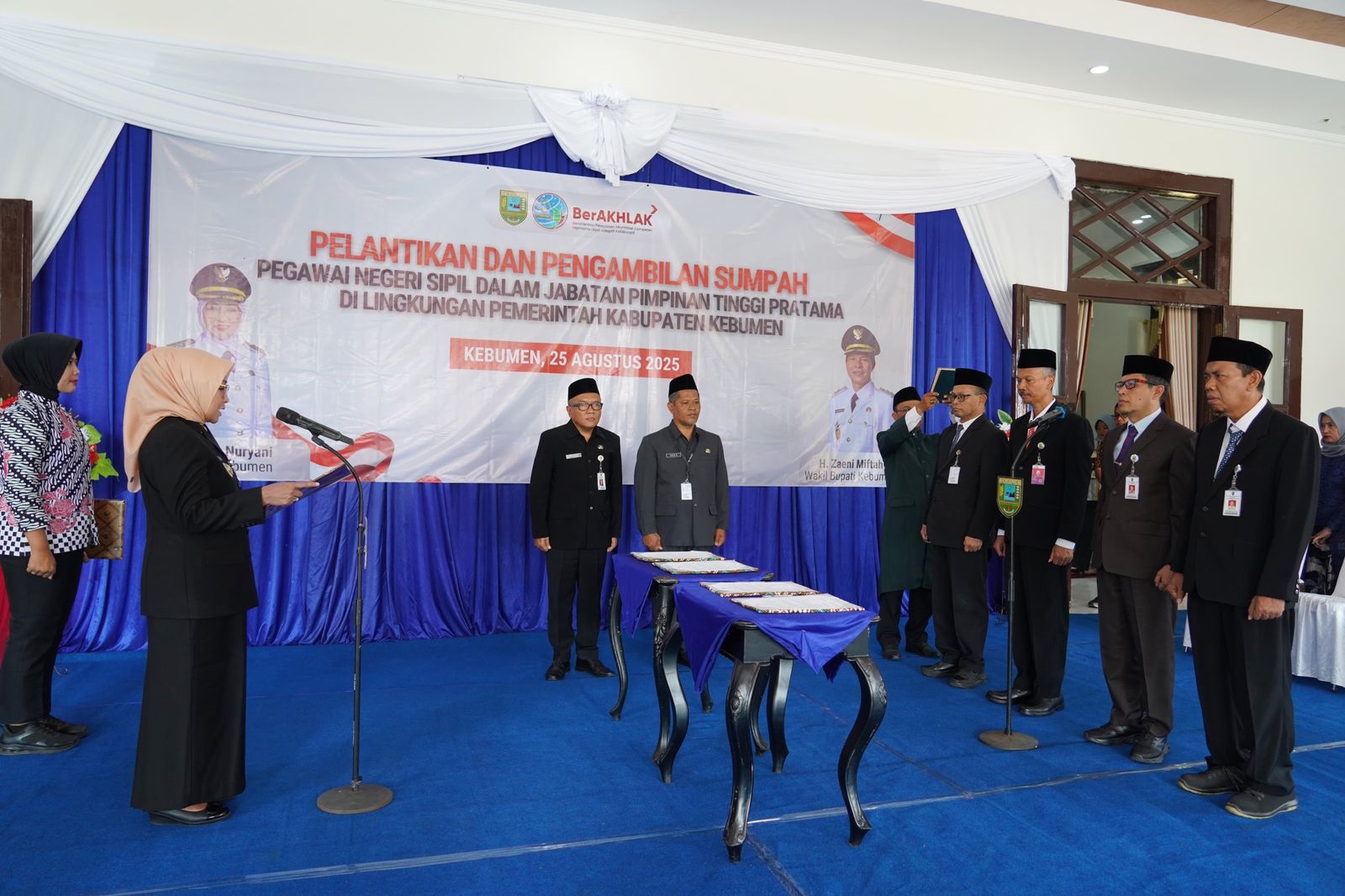 Bupati Kebumen Lantik Empat Pejabat Eslon II