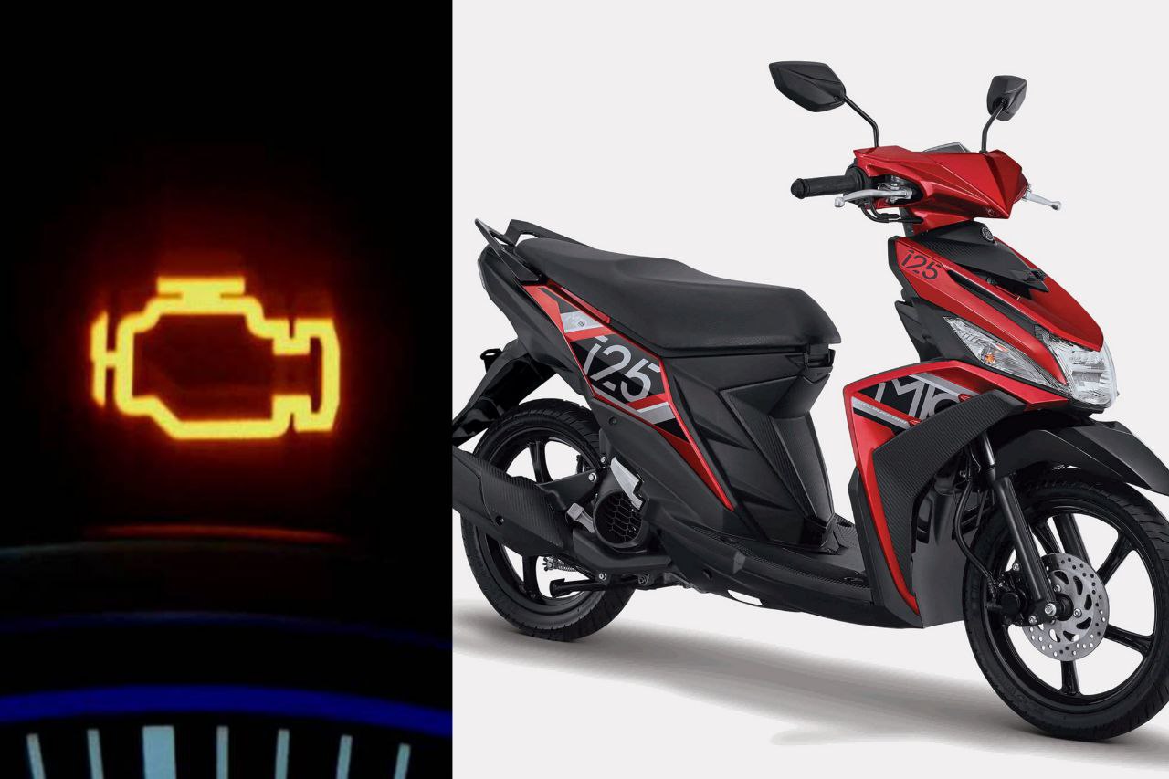 Ini Permasalahan yang Terjadi pada Motor Matic Injeksi Jika Lampu Check Engine Terus Menyala