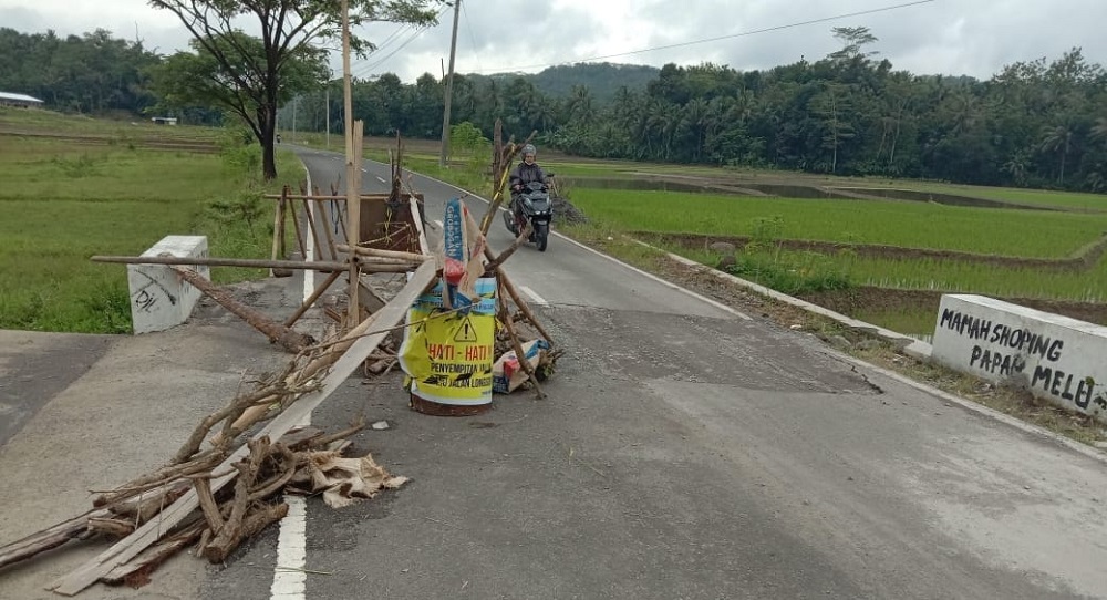 Jalur Alternatif Karangmoncol-Rembang Kembali Terhubung