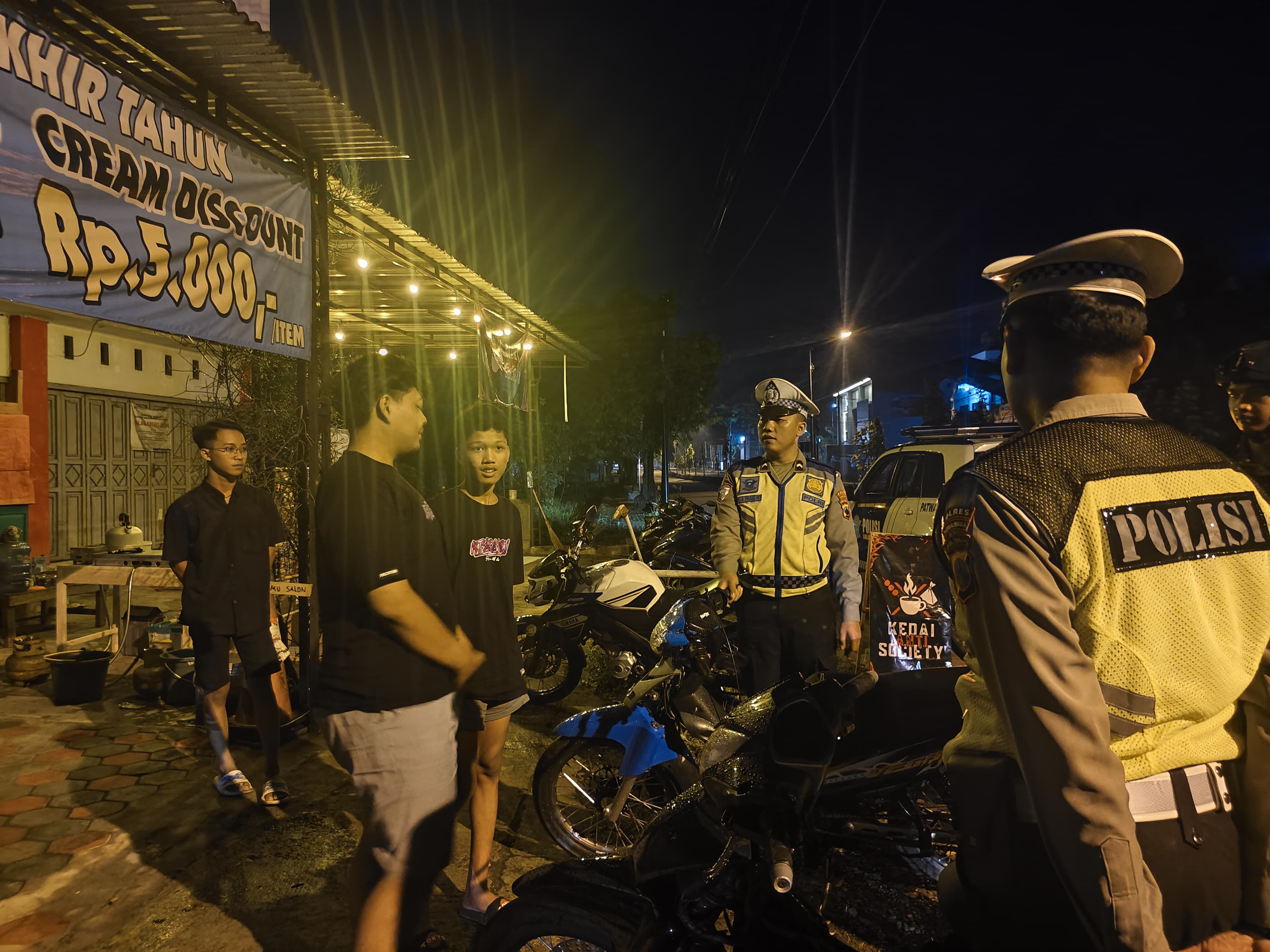 Patroli Penindakan Premanisme, Polisi Amankan Pelaku Balap Liar