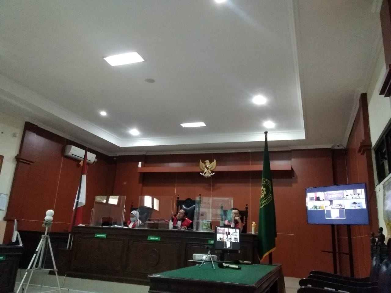 SPBU jadi Tempat Sidang Teleconference