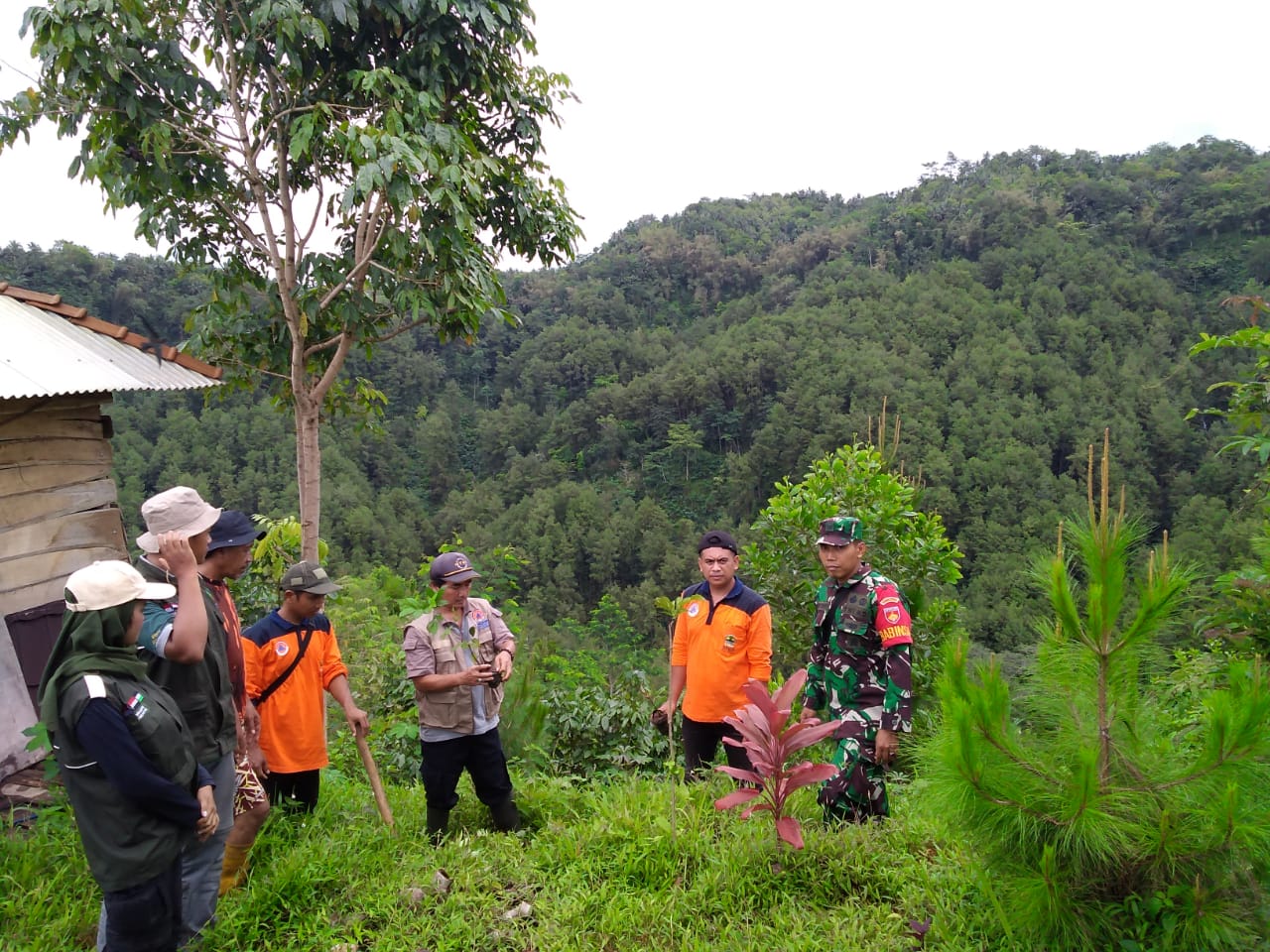 Pasca Longsor, 600 Pohon Ditanam di Desa Banjarpanepen