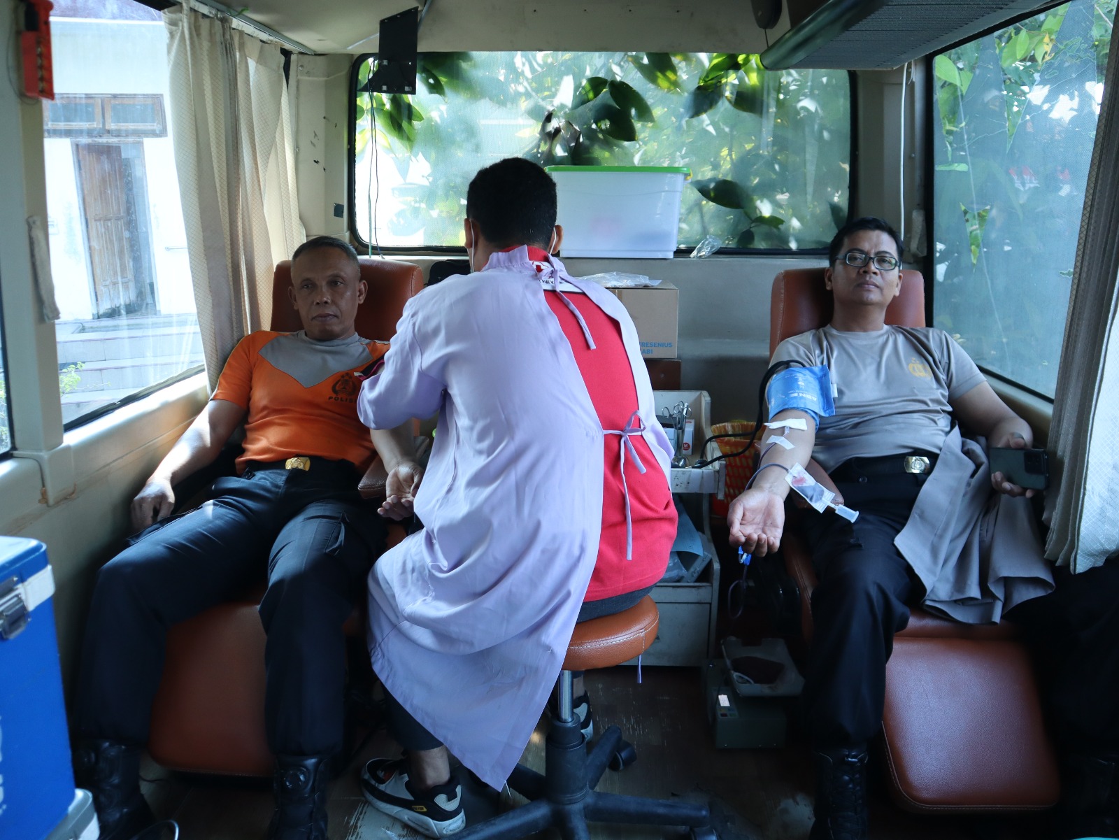 Bhakti Kesehatan, Polres Kebumen Gelar Donor Darah