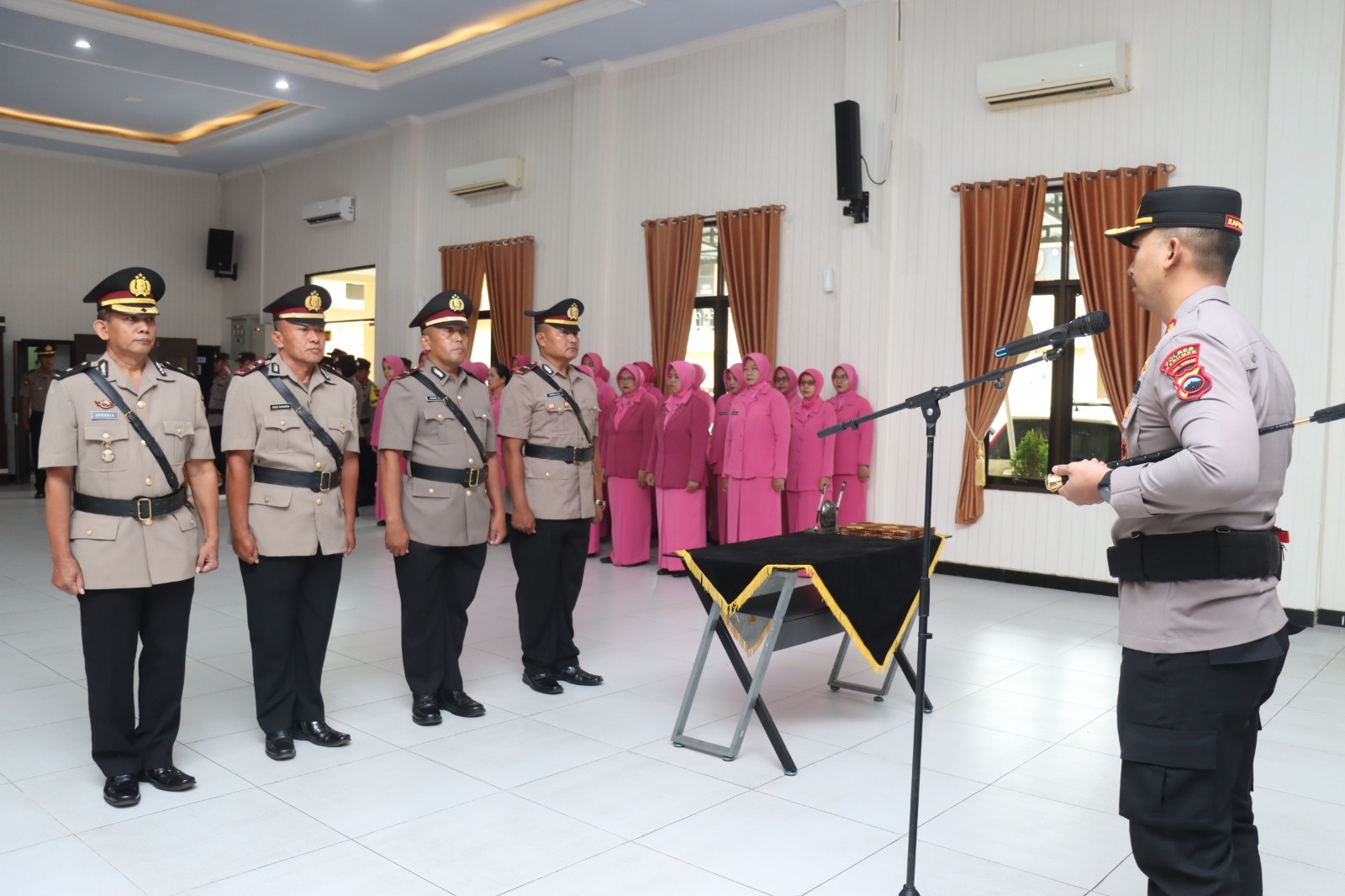 Jabatan Empat Kapolsek Kebumen Dirotasi 