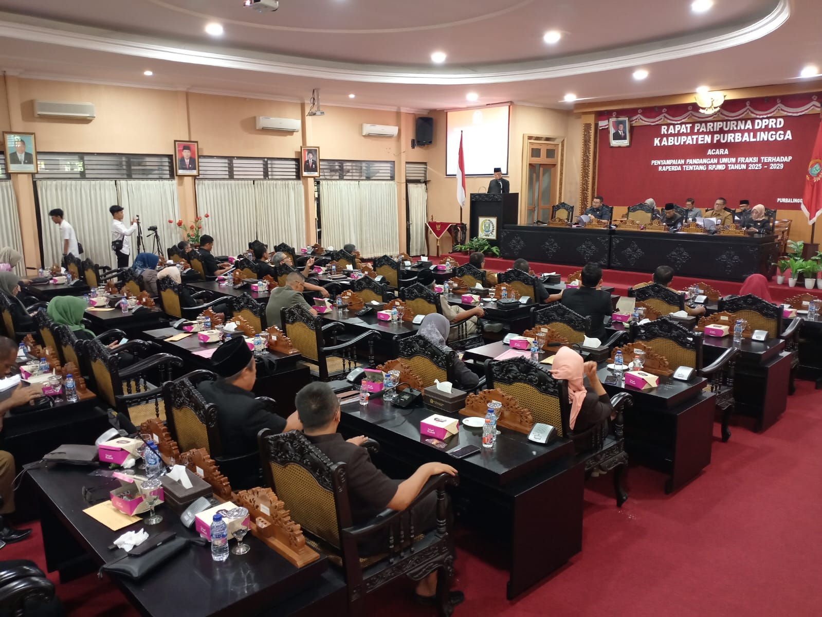 Sempat Ditunda, Rapat Paripurna Pandangan Umum Fraksi terhadap Raperda RPJMD Dilanjut Lagi