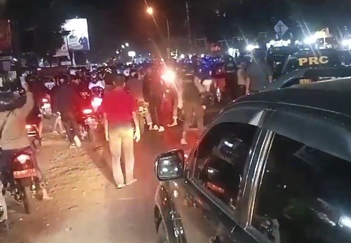 Heboh di Medsos, Sekelompok Pemuda Diduga Tawuran di Alun-Alun Banyumas, Begini Faktanya