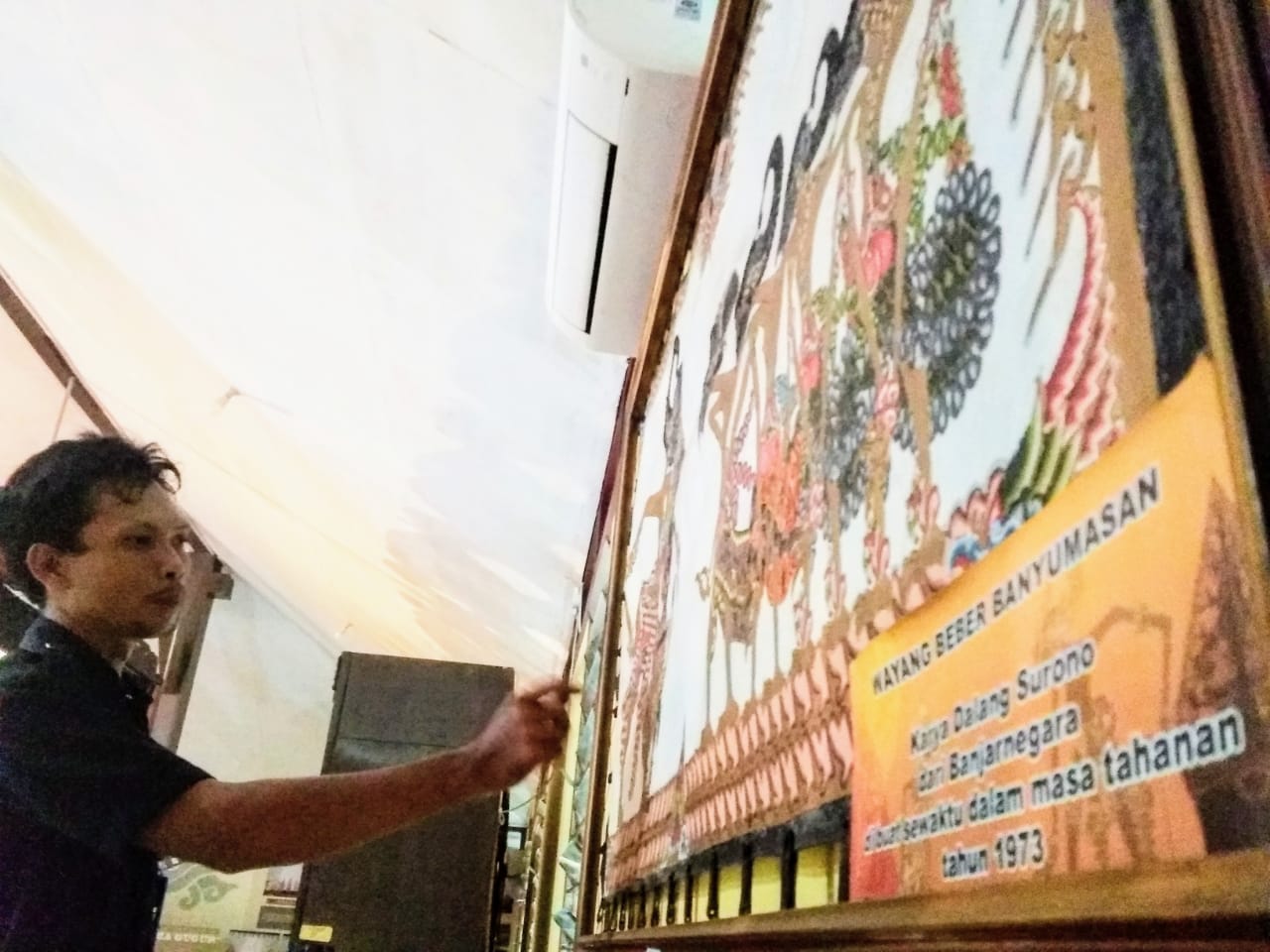 Karya Dalang Ini Semasa Dalam Tahanan Ada di Museum Wayang Banyumas