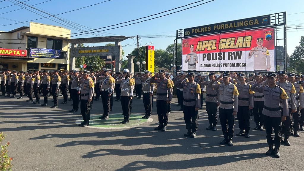 537 Personel Polres Purbalingga Diterjunkan Sebagai Polisi RW