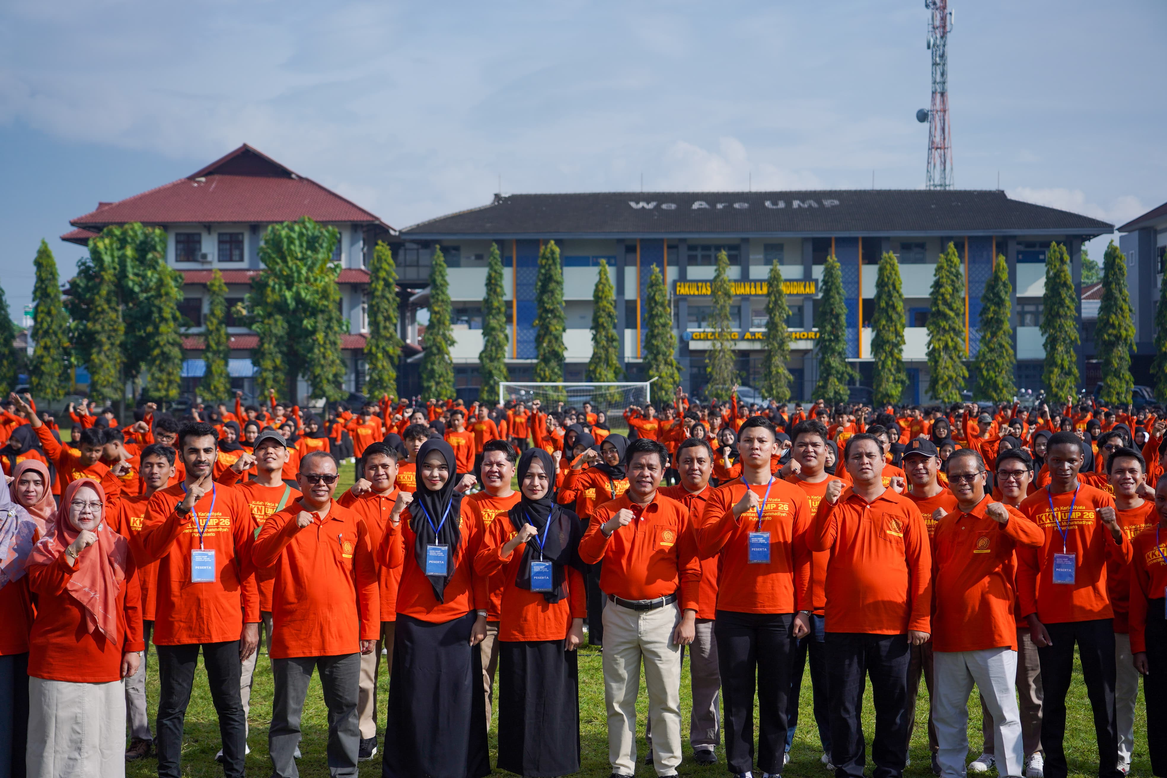 Rektor Lepas 1008 Relawan Asta Cita UMP, Siap Berdayakan Desa.