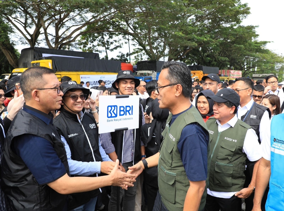 Komitmen Nyata BUMN Peduli, BRI Terjunkan Relawan, Tegaskan Dukungan Jangka Panjang Pemulihan Bencana Sumatera