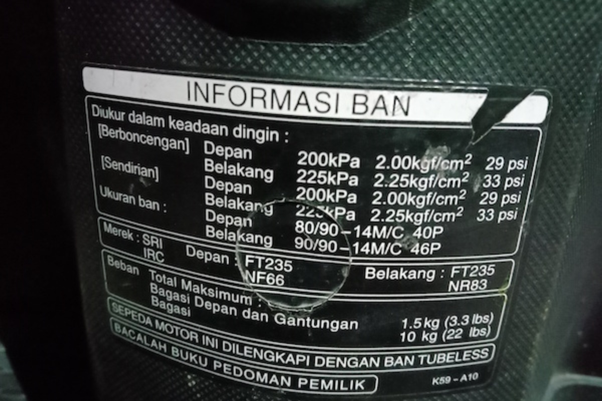 Perlu Tahu! Inilah Pentingnya Membaca Informasi Ban Motor Matic