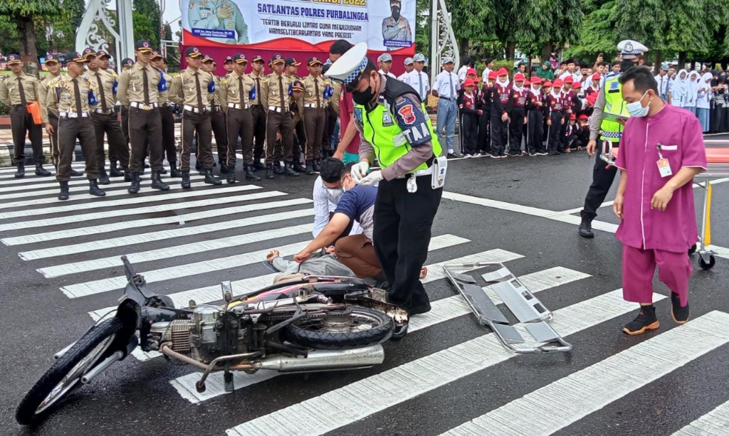 38,5 Persen Jumlah Kecelakaan Lalu Lintas di Purbalingga Didominasi Pelajar dan Usia Produktif 