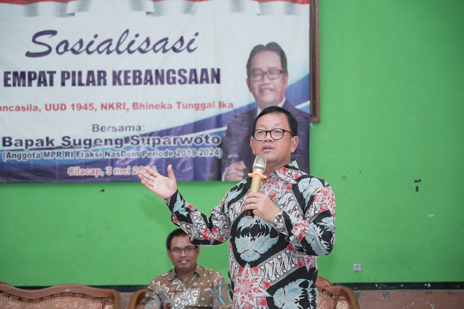 Sugeng Suparwoto Sosialisasikan 4 Pilar Kebangsaan di Cilacap